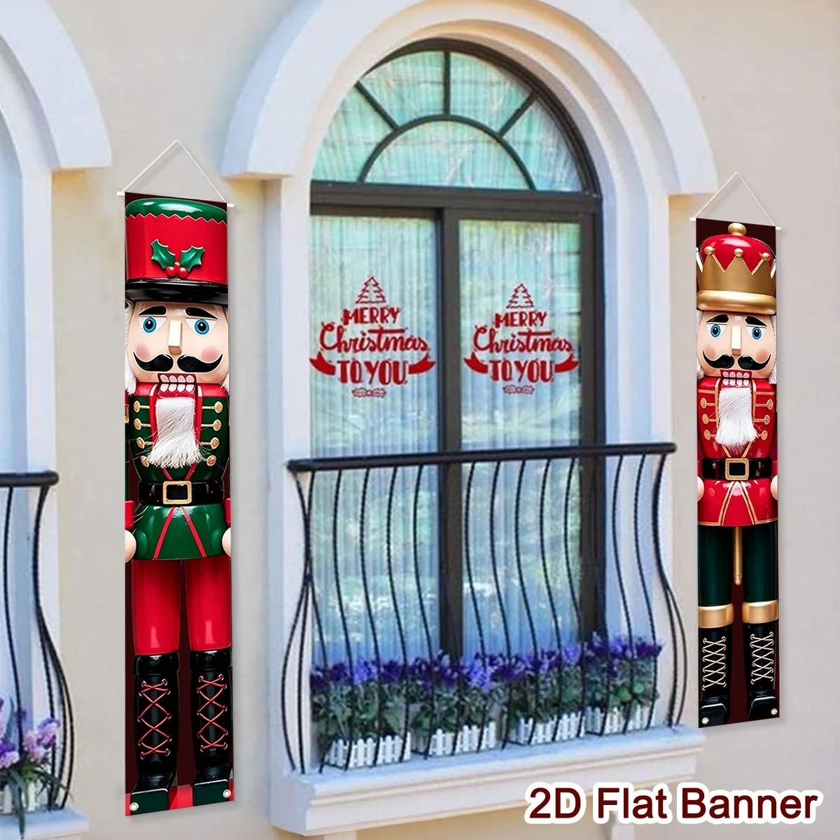 Christmas Porch Banner Set Sol - đánh giá và giá Nutcracker Figurine