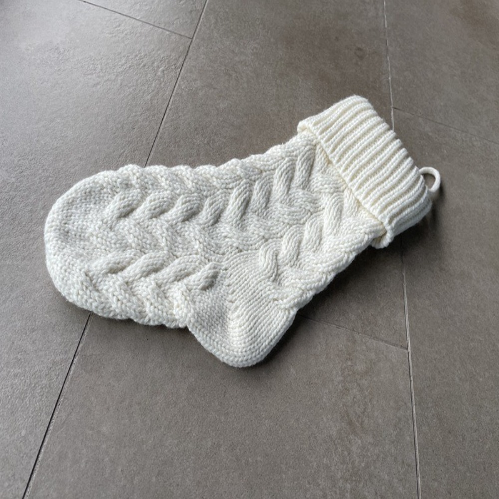 Knitted Christmas Sockings Flu - đánh giá và giá Christmas Stocking Hanging