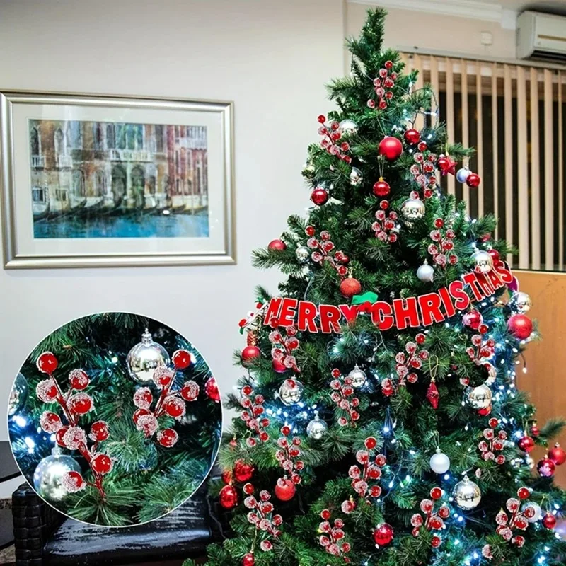 10-200PCS Artificial Red Berry - đánh giá và giá Christmas Tree Artificial