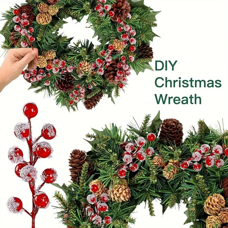 10-200PCS Artificial Red Berry - đánh giá và giá Christmas Tree Artificial
