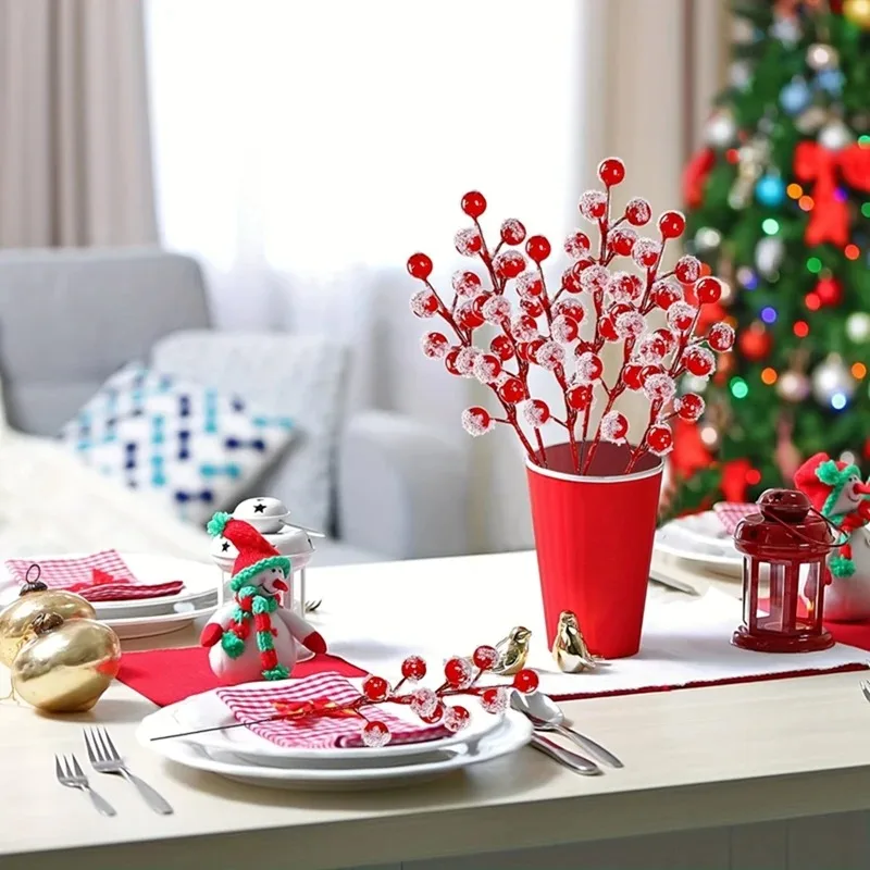 10-200PCS Artificial Red Berry - đánh giá và giá Christmas Tree Artificial