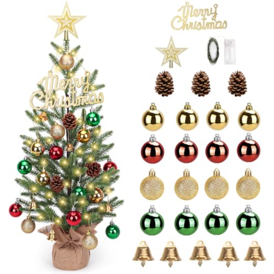 2FT Mini Christmas Tree, Table - đánh giá và giá Christmas Tree Artificial