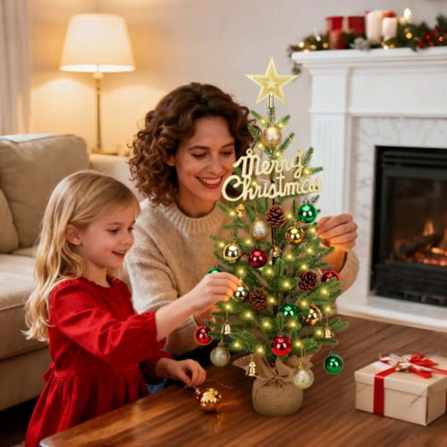 2FT Mini Christmas Tree, Table - đánh giá và giá Christmas Tree Artificial