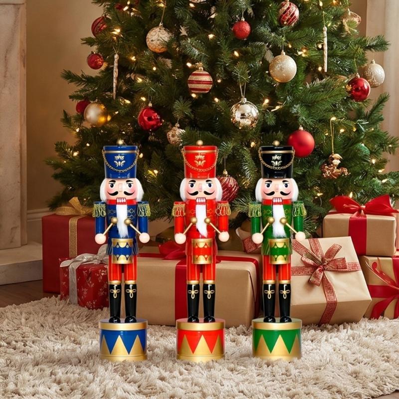 36Cm Gỗ Kẹp Hạt Dẻ Trống Người - đánh giá và giá Nutcracker Figurine