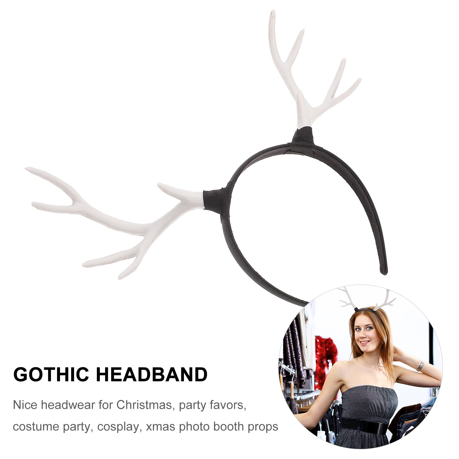 1Pcs Adorable Reindeer Antler  - đánh giá và giá Reindeer Antlers Headband