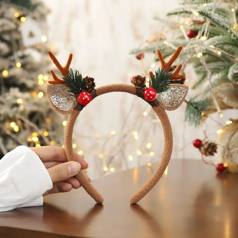 1Pc Christmas Headbands Christ - đánh giá và giá Reindeer Antlers Headband