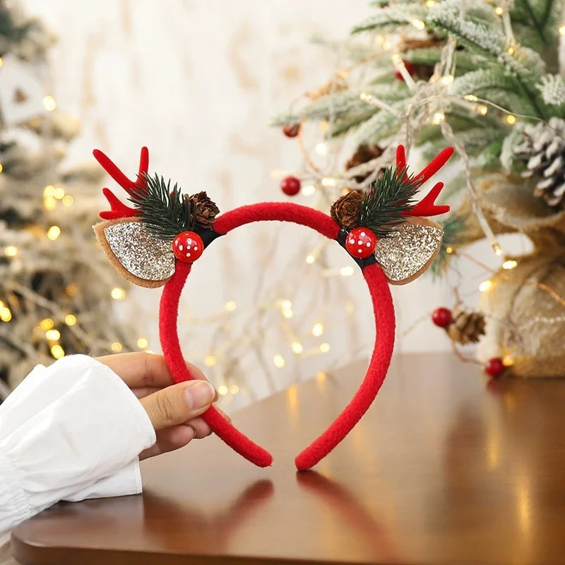 1Pc Christmas Headbands Christ - đánh giá và giá Reindeer Antlers Headband