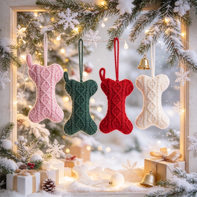 Multicolor Cable Knit Bone Sha - đánh giá và giá Christmas Stocking Hanging
