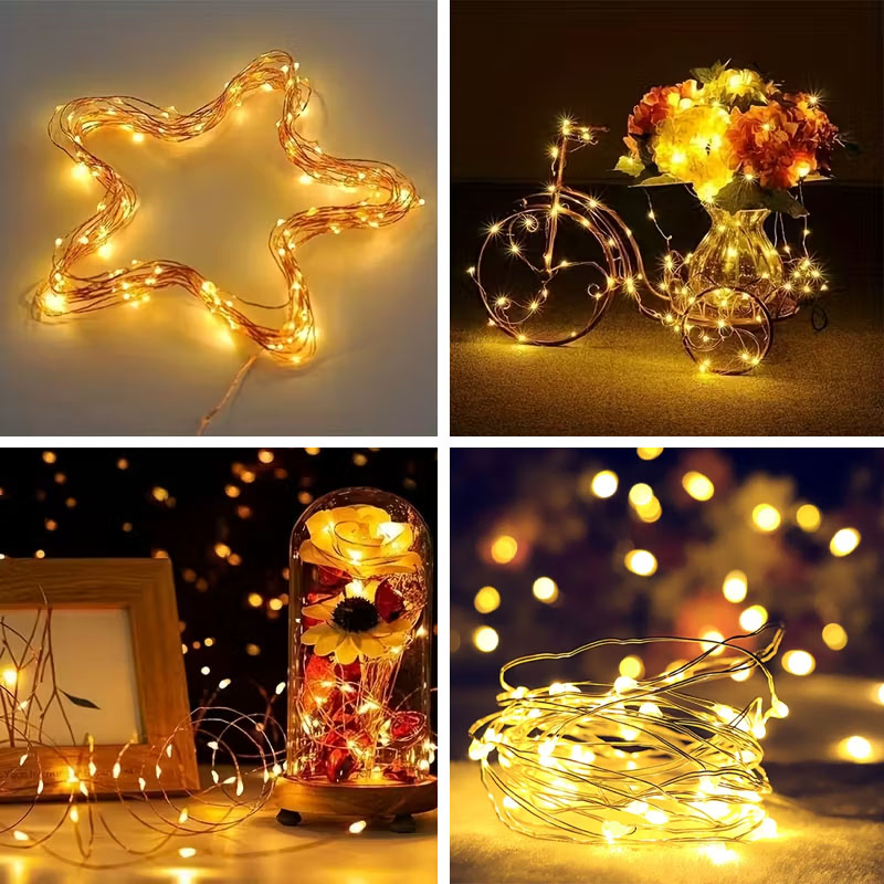 LED fairy lights, battery-powe - đánh giá và giá Led Fairy String Lights