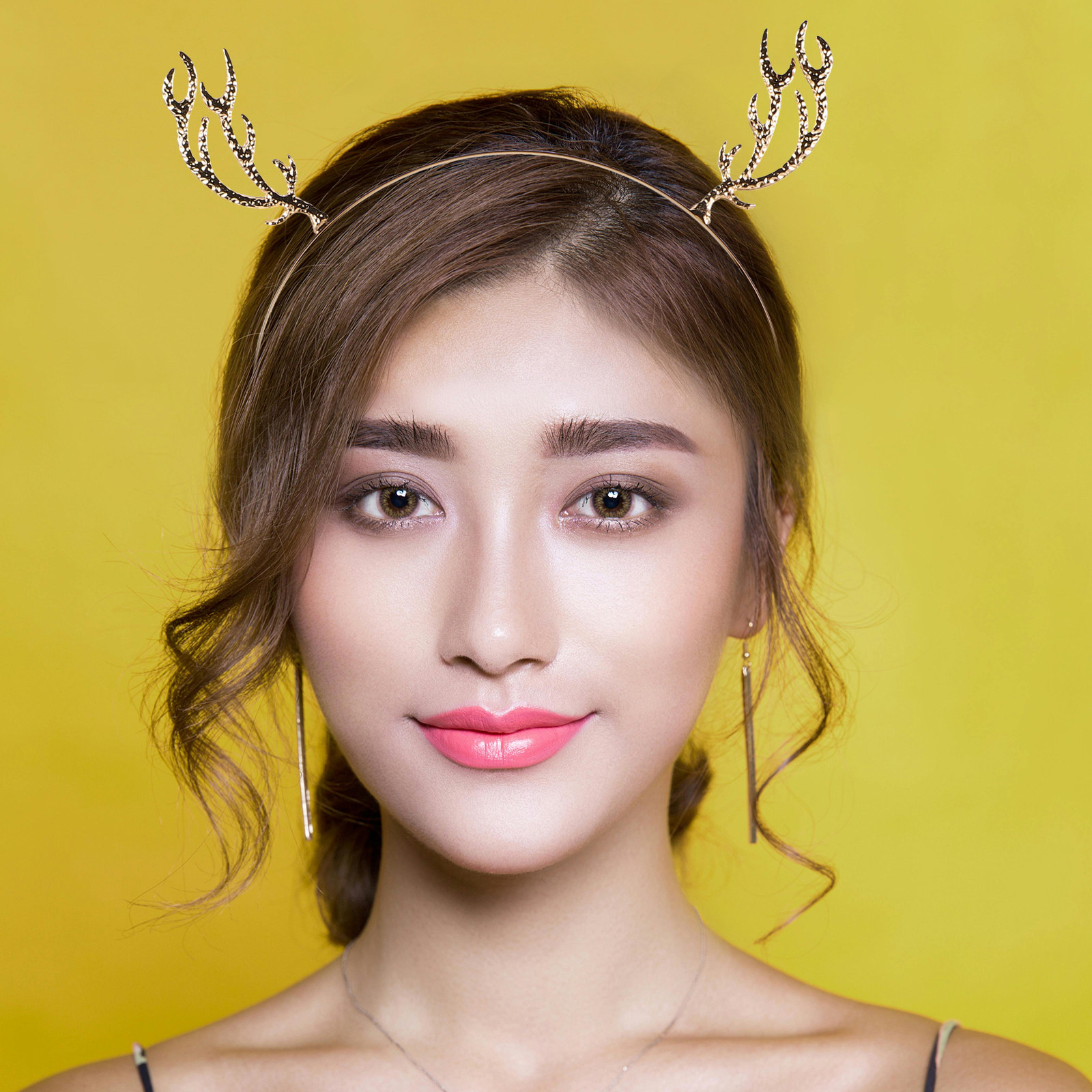 Metal Rhinestone Hair Hoop Ant - đánh giá và giá Reindeer Antlers Headband