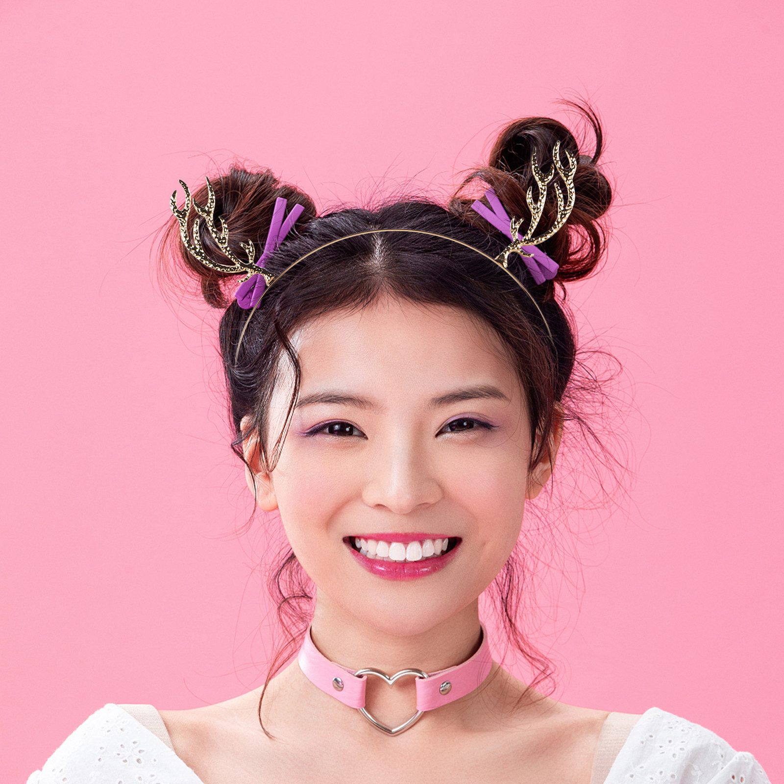 Metal Rhinestone Hair Hoop Ant - đánh giá và giá Reindeer Antlers Headband