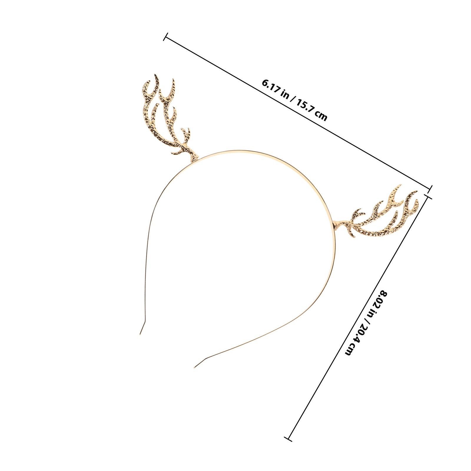 Metal Rhinestone Hair Hoop Ant - đánh giá và giá Reindeer Antlers Headband